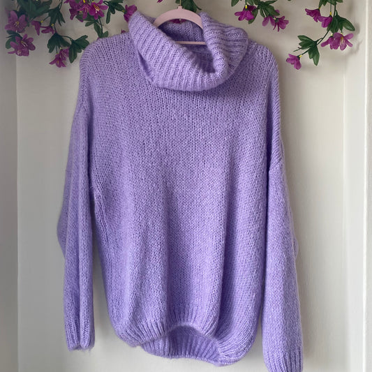 Camisola Gola Violeta